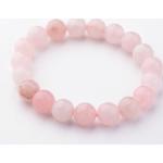 Bracelets de perles roses à perles 