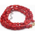 Bracelets de perles de mariage orange corail à perles look fashion pour femme 