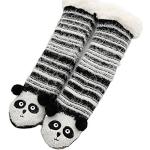 Chaussettes en polaire à motif pandas à motifs look fashion pour femme 