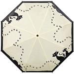 Parapluies pliants blanc crème Taille M look fashion pour femme 