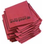 Serviettes de bain Pearl rouge bordeaux en microfibre 90x180 