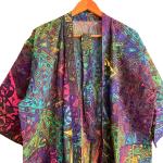 Tuniques longues multicolores à fleurs en coton Tailles uniques style ethnique pour femme 
