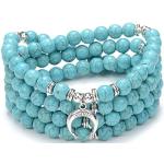 Bracelets de perles turquoise à perles inspirations zen look fashion 