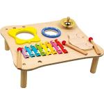 1166 Table de musique en bois, avec xylophone, clé