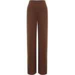 Pantalons taille haute 12storeez marron pour femme 