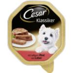 14x150 g Classics boeuf, foie, Cesar - Pâtee pour chien