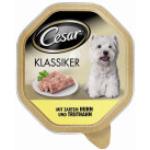 14x150g Cesar Classics poulet, dinde - Pâtée pour chien