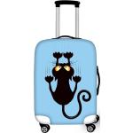 Valises trolley & valises roulettes bleues en polyester à motif avions look fashion 