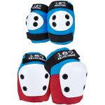 187 Combo Pack Knee & Elbow Protection Set S/M Red White Blue