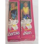 Poupées en plastique à motif animaux Barbie Ken 