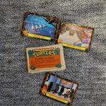 1989 Vintage Teenage Mutant Ninja Turtles Trading Cards/Set De 8 Cartes Topps Cartes Film 1980S Collectionnable