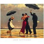 1art1 Jack Vettriano Poster Le Majordome Chantant Affiche Reproduction 80x60 cm