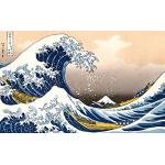Papiers peints 1art1 multicolores Hokusai auto-adhésifs 