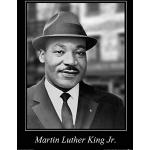 1art1 Martin Luther King Jr. Poster Portrait 1964 Affiche Reproduction 80x60 cm