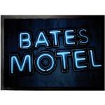 1art1 Psycho Bates Motel Paillasson Essuie-Pieds 70x50 cm