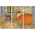 Tableaux 1art1 marron en bois Van Gogh 