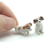 Figurines d'animaux en céramique à motif chiens 