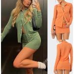 Jupes tube orange en fibre synthétique minis Taille XL look fashion pour femme 