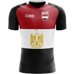 Maillots de l'Egypte rouges en jersey Pays Taille XL look fashion pour homme 