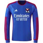 2023-2024 Olympique Lyon Long Sleeve Away Football Soccer T-Shirt Maillot