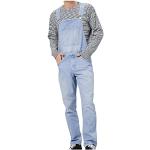 Pantalons de ski bleus à carreaux à motif ville imperméables Taille 3 XL plus size look casual pour homme 