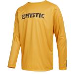 T-shirts Mystic jaunes en polyester à manches longues à manches longues Taille XXL look sportif pour homme 