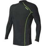 2024 Nookie Mens Softcore Long Sleeve Base Layer - Black / Lime S