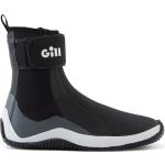 Chaussures de surf Gill noires en caoutchouc imperméables à fermetures éclair Pointure 42 look casual 
