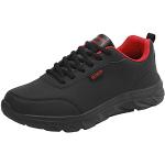Chaussures de running saison été rouges en cuir synthétique respirantes à scratchs Pointure 41 look fashion pour homme 
