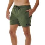 Shorts de sport Rip Curl verts en polyester Taille XXL look fashion pour homme 