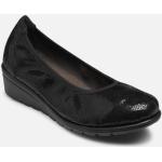 Chaussures casual Caprice noires en cuir Pointure 38 look casual pour femme en promo 