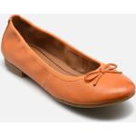 Chaussures casual Tamaris orange en cuir Pointure 36 look casual pour femme 