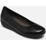 Chaussures casual Caprice noires en cuir Pointure 36 look casual pour femme en promo 