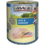 24x400g MAC's saumon, poulet - Pâtée pour chat