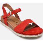 Sandales nu-pieds Tamaris rouges en nubuck Pointure 36 pour femme 