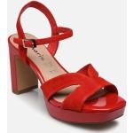 Sandales nu-pieds Tamaris rouges en nubuck Pointure 37 pour femme 