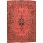 Tapis persans rouge rouille patchwork Pays modernes 