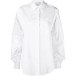 3.1 Phillip Lim ruched long-sleeve shirt - Blanc