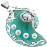 Pendentifs perle turquoise en résine à perles 