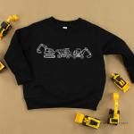 Sweatshirts à motif tracteurs Taille 3 ans pour garçon de la boutique en ligne Etsy.com 