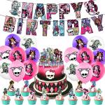 Décos de fête en latex Monster High 