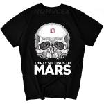 30 Seconds to Mars Adult T Shirt Cool Normal Loose T-Shirt 30 Seconds to Mars Men's Summer Tees XL