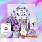Tasses à café violet lavande à motif fleurs 