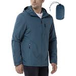 Vestes de pluie bleues imperméables coupe-vents respirantes résistant aux tâches Taille 4 XL look fashion pour homme 