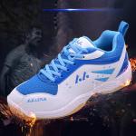 Chaussures de tennis  d'automne bleus clairs en caoutchouc Pointure 36 pour femme 