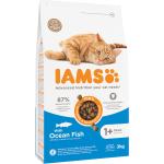 3kg IAMS for Vitality Adult poisson de l'océan - Croquettes pour chat