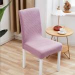 Housses de chaise violettes extensibles modernes 