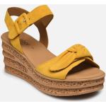 Sandales nu-pieds Gabor jaunes en nubuck Pointure 37 pour femme 