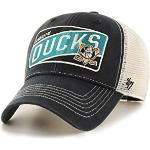 Casquettes trucker noires Anaheim Ducks look fashion 