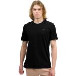 4F T- Shirt M1154 Tricot, Deep Black-Noir, L Homme